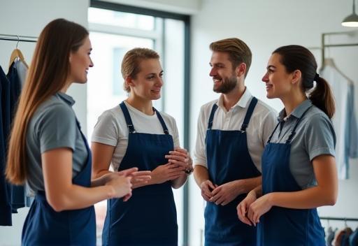 Sterling Cleaners team at work