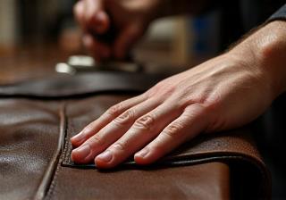 Leather jacket cleaning